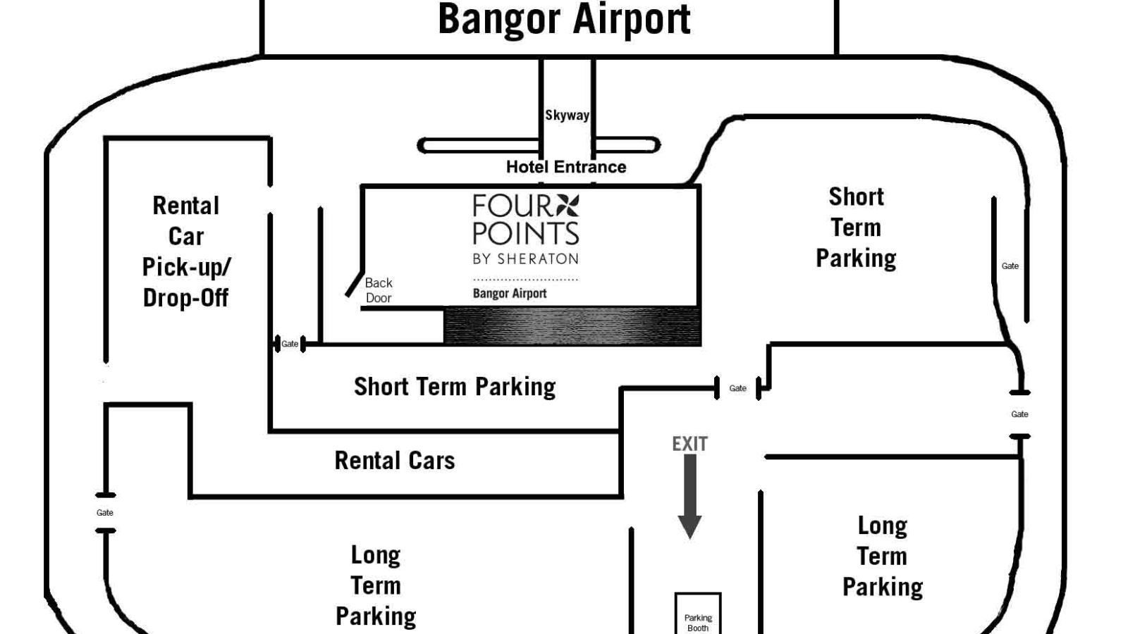 Bangor Airport Parking Four Points by Sheraton Bangor Airport